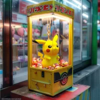 Pikachu in a vending machine